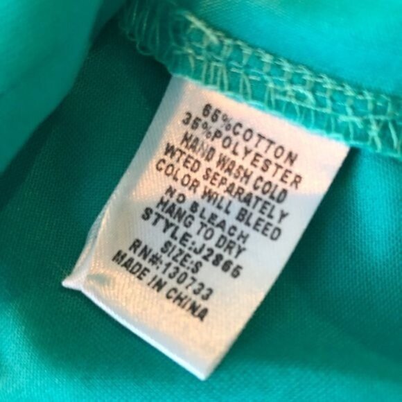 Umgee Grn Braided Back High Low Shift Dress S - Picture 11 of 11